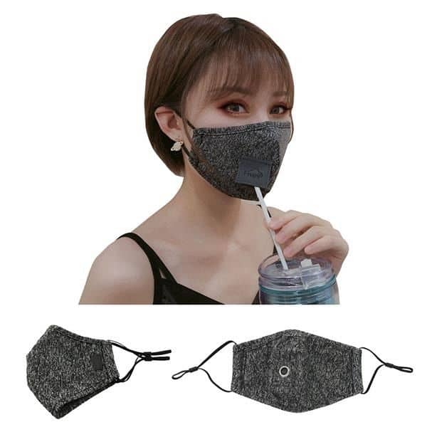 Easy Drinker Mask with Straw Hole