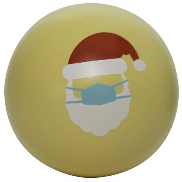 Holiday PPE Santa Squeezies® Stress Ball
