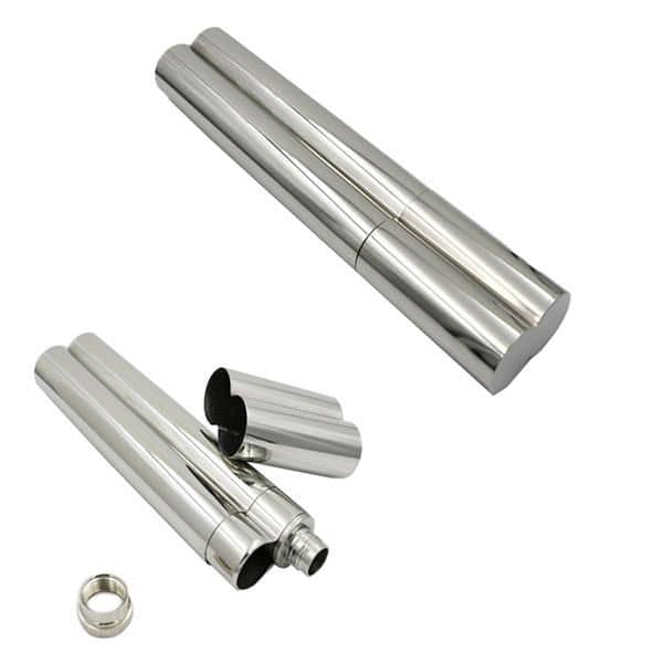 2 Oz Stainless Steel Cigar Shaped Flask