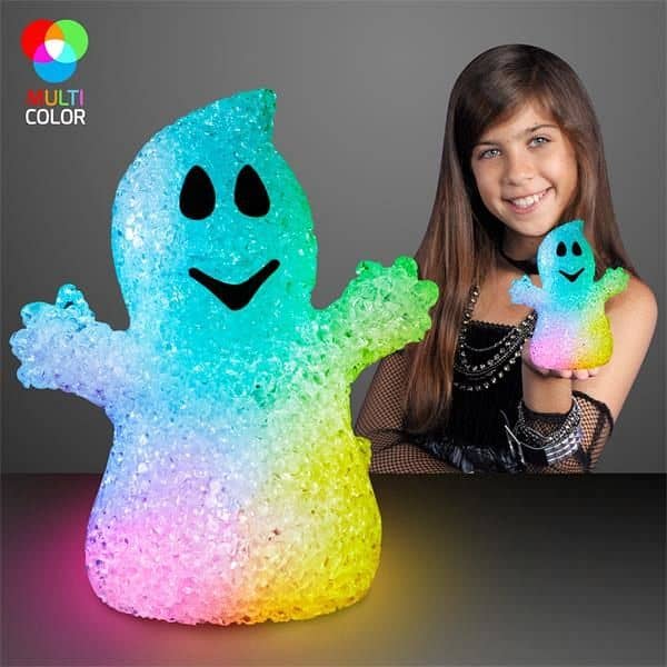 Soft glow Halloween ghosts with color change LEDs