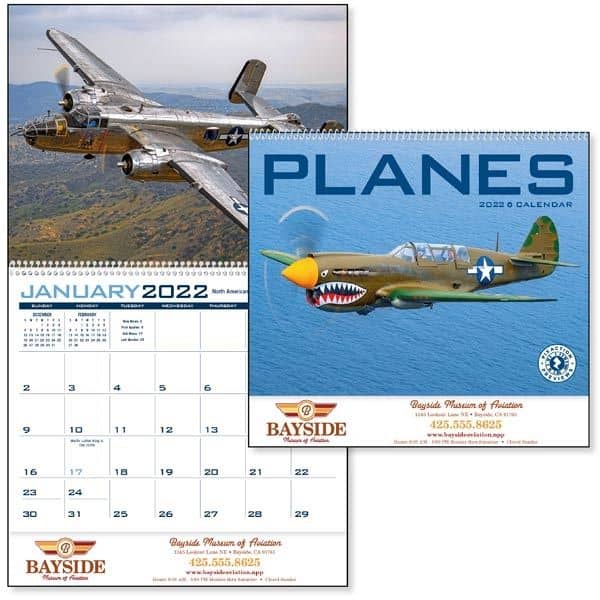 Planes 2022 Calendar
