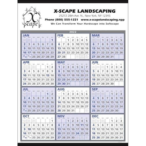 Span-A-Year 2022 Calendar