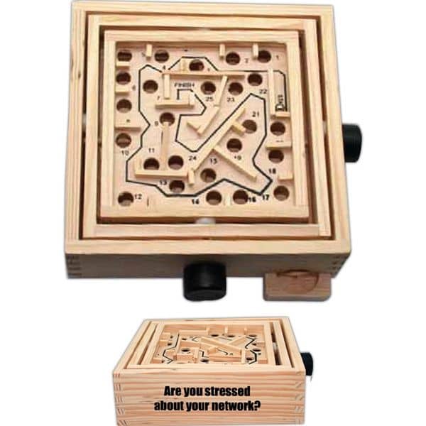 Wooden Double Maze Puzzle