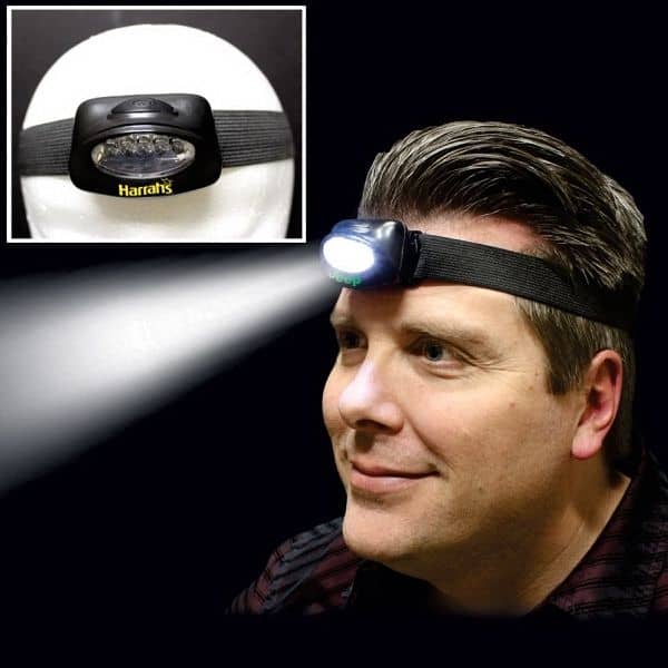 Head LED Light with Elastic Headband