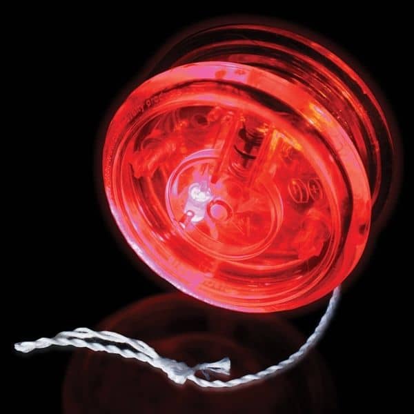 2 3/8" Light Up Red LED Glow Yo-Yo