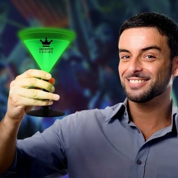 9 oz. Light Up Glow Martini Glass