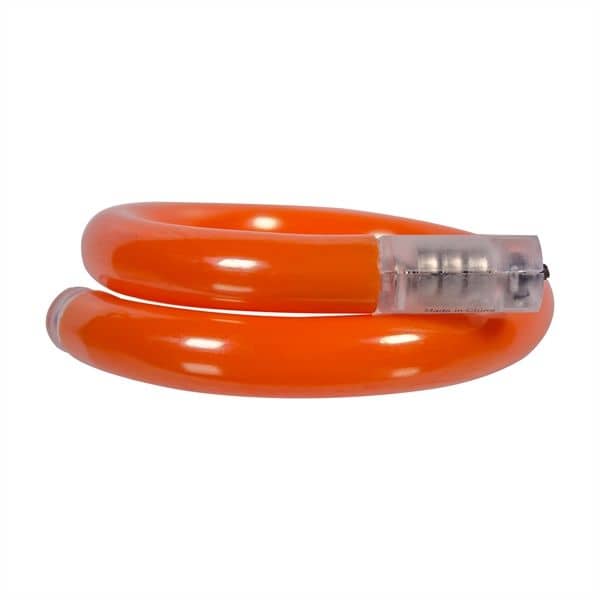 11" Coil Tube Bracelets w/Flashing LED Lights