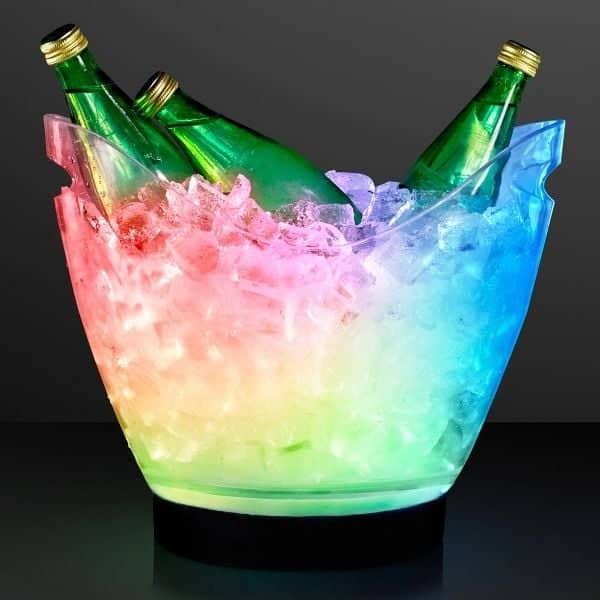 LED large ice bucket with remote