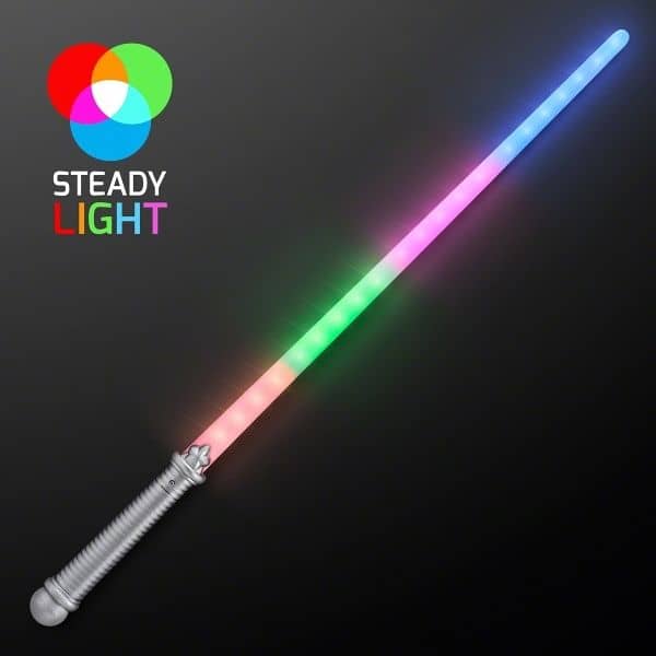 LED Layered 4 Color Rainbow Light Up Saber