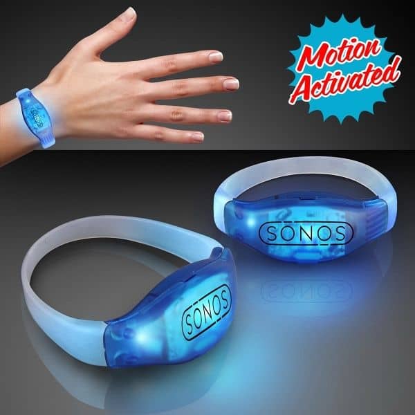 Light Up LED Motion Activated Bracelets
