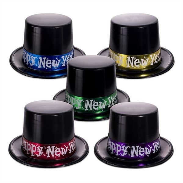 Midnight Metallic New Year's Eve Party Kit for 50
