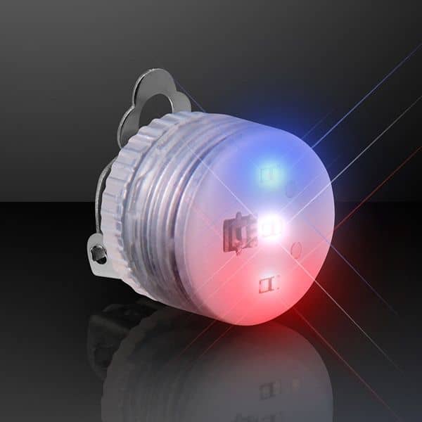 Light Up Flashing LED Clip-On Pin
