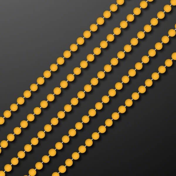 7MM 33" Round Beaded Necklaces