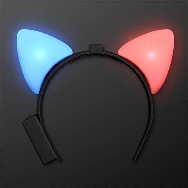 Blinking LED Cat Ears Headband