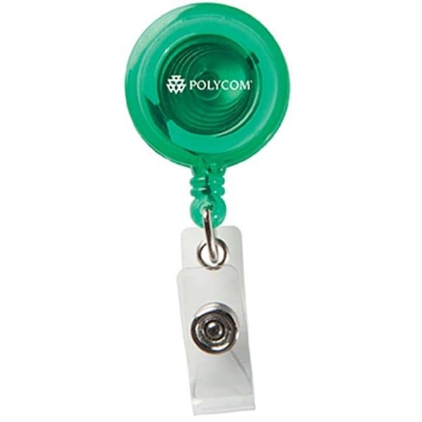 Round Secure-A-Badge™ with Alligator Clip