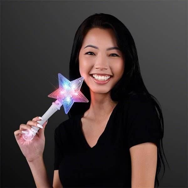 Patriotic Star Light Short Wand, 60 day overseas production 