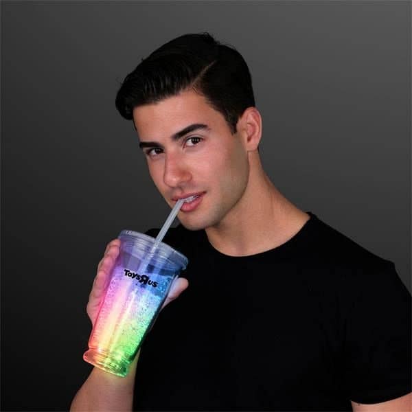 Light Up Multicolor Deluxe Double Wall Tumblers