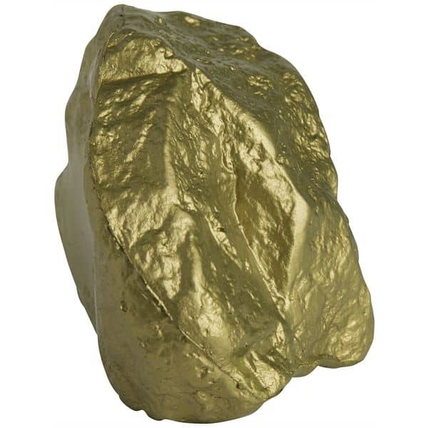 Squeezies® Gold Nugget Stress Reliever