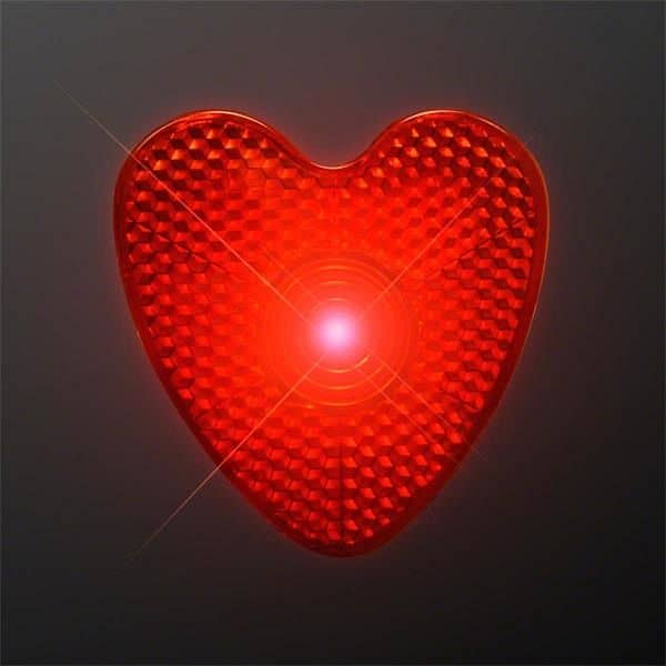 Blinking red heart clip