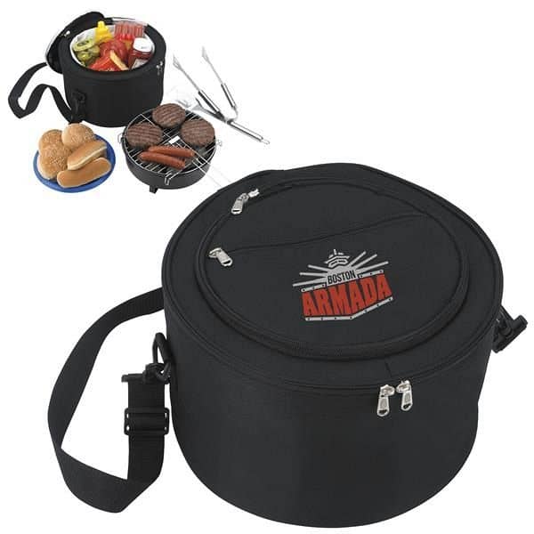 Koozie Portable BBQ With Cooler Bag