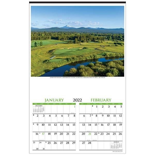 Golf Executive Calendar