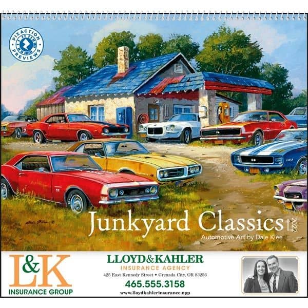 Junkyard Classics by Dale Klee 2022 Calendar