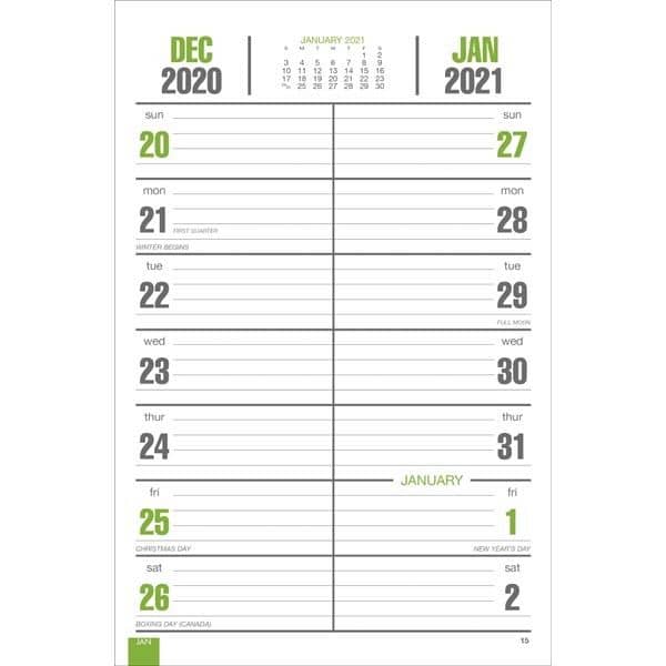 Bi-Weekly Memo 2022 Calendar