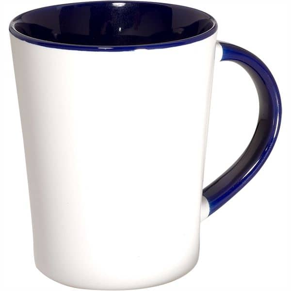 12 oz. Two-Tone Curve Ceramic Mug