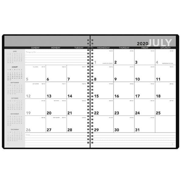 Academic Monthly Planner.