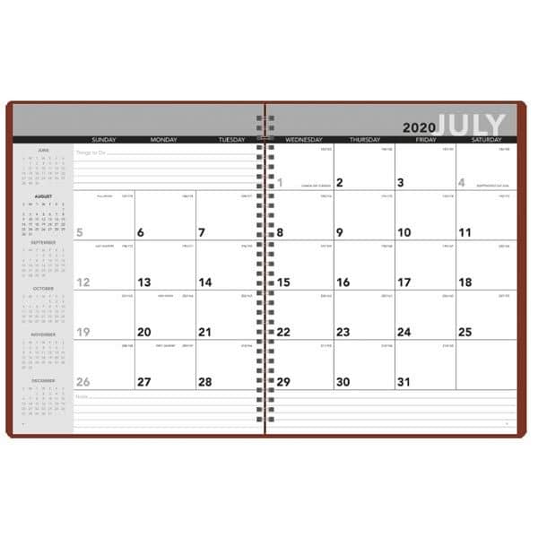 Academic Monthly Planner.