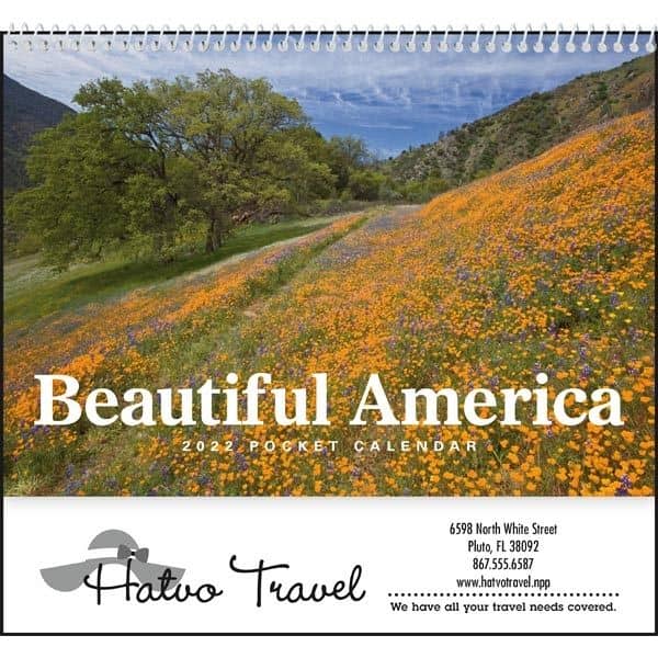 Beautiful America Pocket 2022 Calendar
