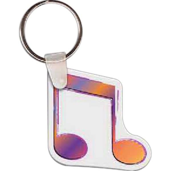 Music Note Key Tag - Full Color