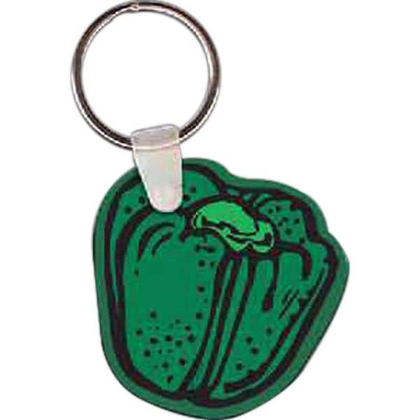 Green Pepper Key Tag