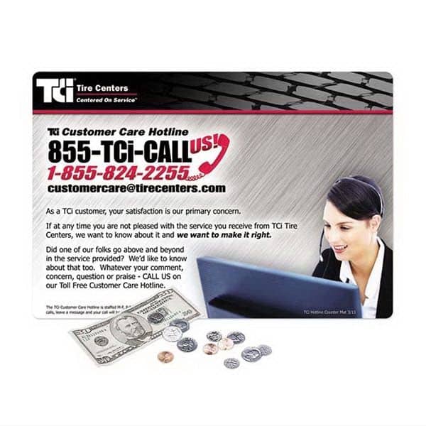 Recycled Heavy Duty Counter Mat-13"x19"x3/32"