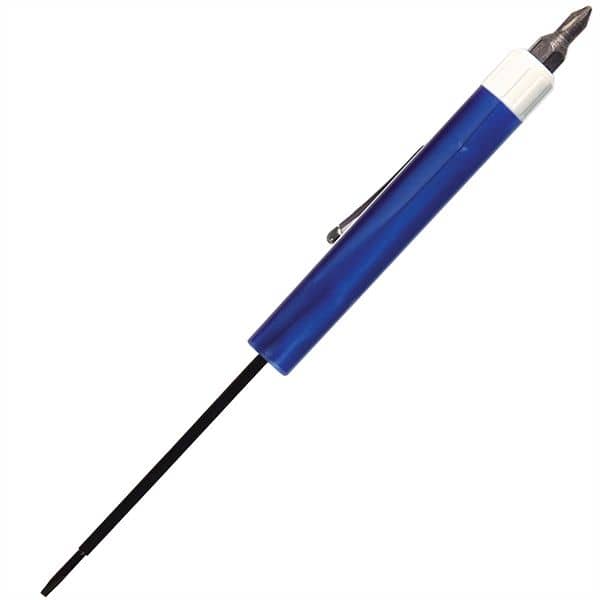 Pocket Screwdriver - Fixed 2.5mm Flat Blade w/Hex-Bit Top