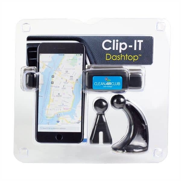 Clip-IT Dashtop™ Phone Car Mount w/Custom Insert Card