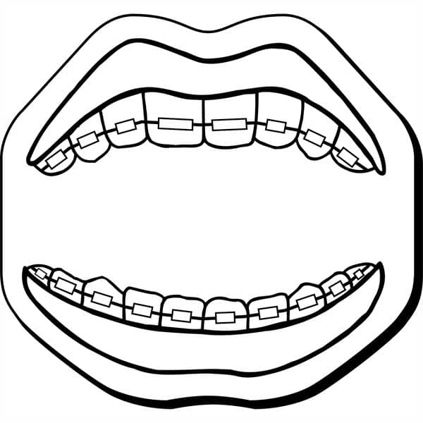 Mouth Stock Shape Magnet