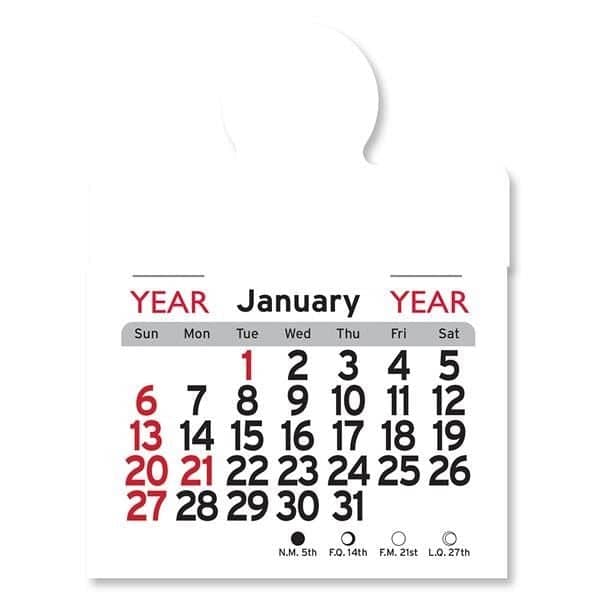 Circle Shaped Peel-N-Stick® Calendar