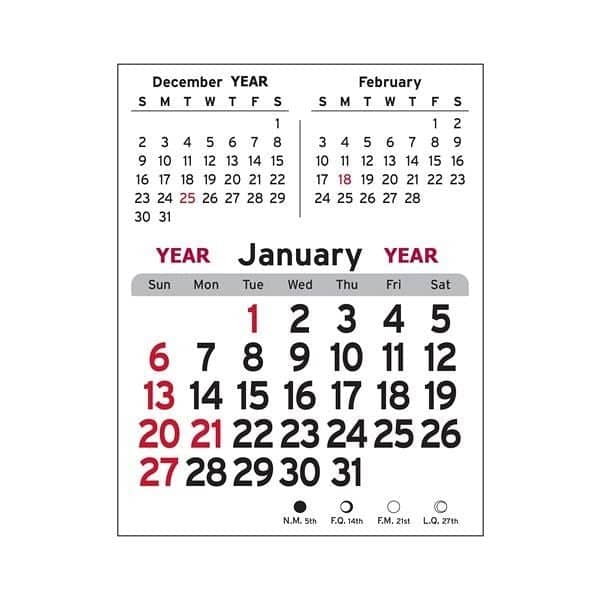 Salon Peel-N-Stick® Calendar