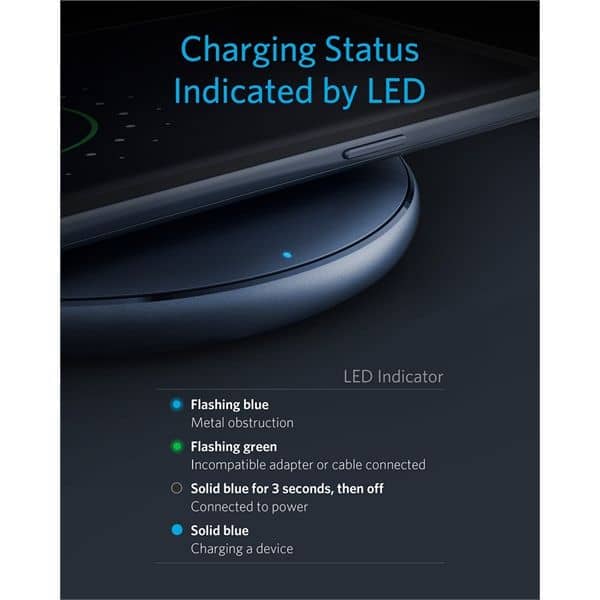 Anker® PowerWave 10W Qi Wireless Charger