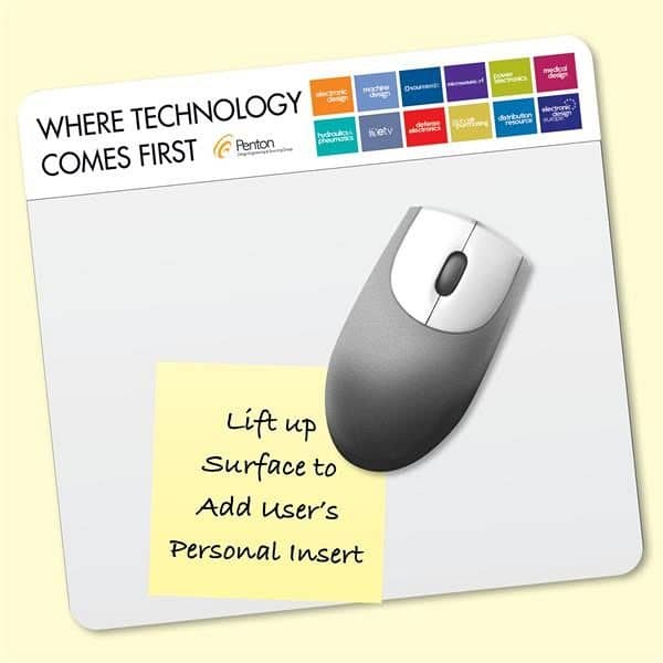 Frame-It Lift®7.5"x8"x1/16" Lift-Top Mouse Pad