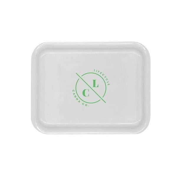 Custom Small White Rolling Trays - Quick Print