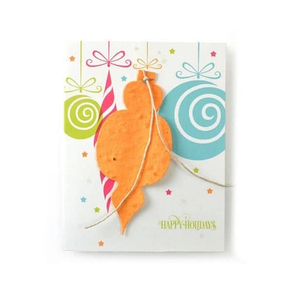 Seed Paper Shape Holiday Card