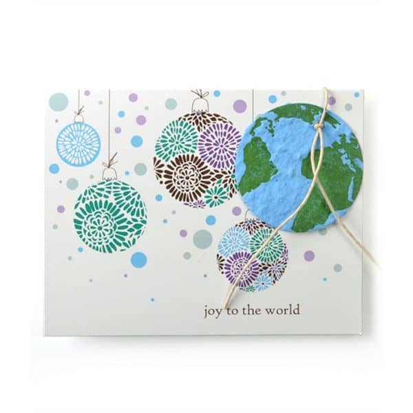 Seed Paper Shape Holiday Card