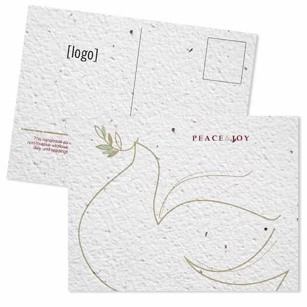 Holiday Seed Paper Mailable Postcard
