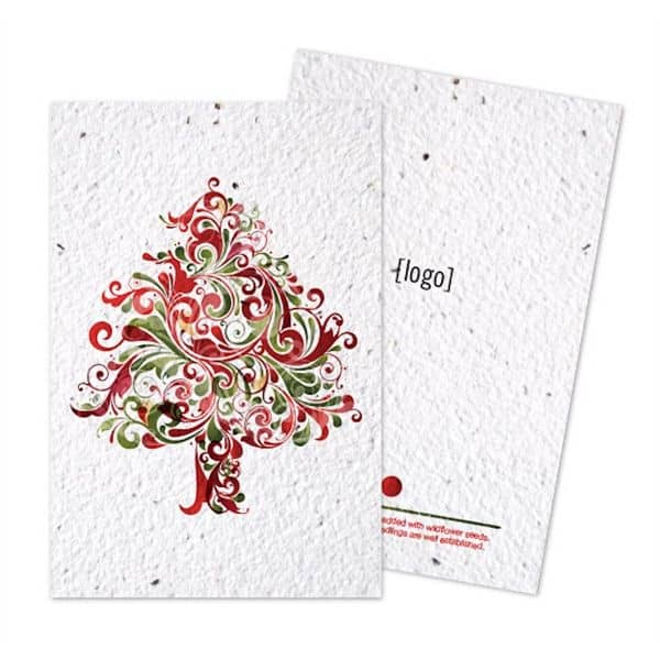 Holiday Seed Paper Postcard