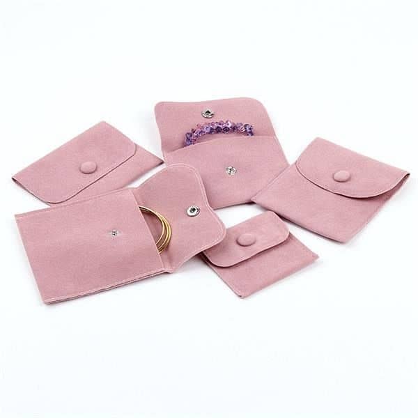 Small Jewelry Pouch with Snap Button
