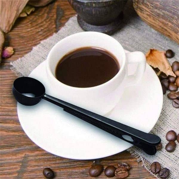 Stainless Steel Coffee Measuring Spoon with Bag Clip
