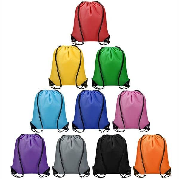 14" x 18" Polyester Drawstring Backpack