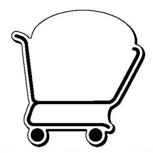 Grocery Cart Stock Shape Magnet